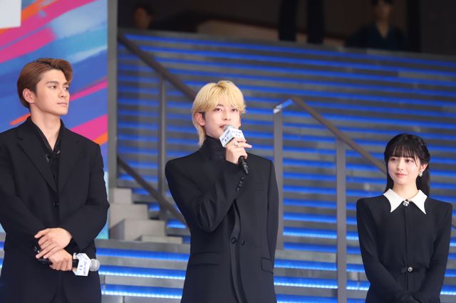 眞栄田郷敦、横顔も美しい…映画『ブルーピリオド』渋谷プレミア（8枚目）