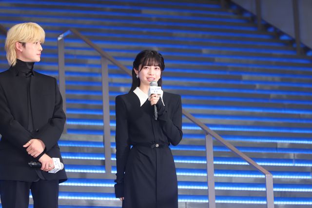 眞栄田郷敦、横顔も美しい…映画『ブルーピリオド』渋谷プレミア（9枚目）