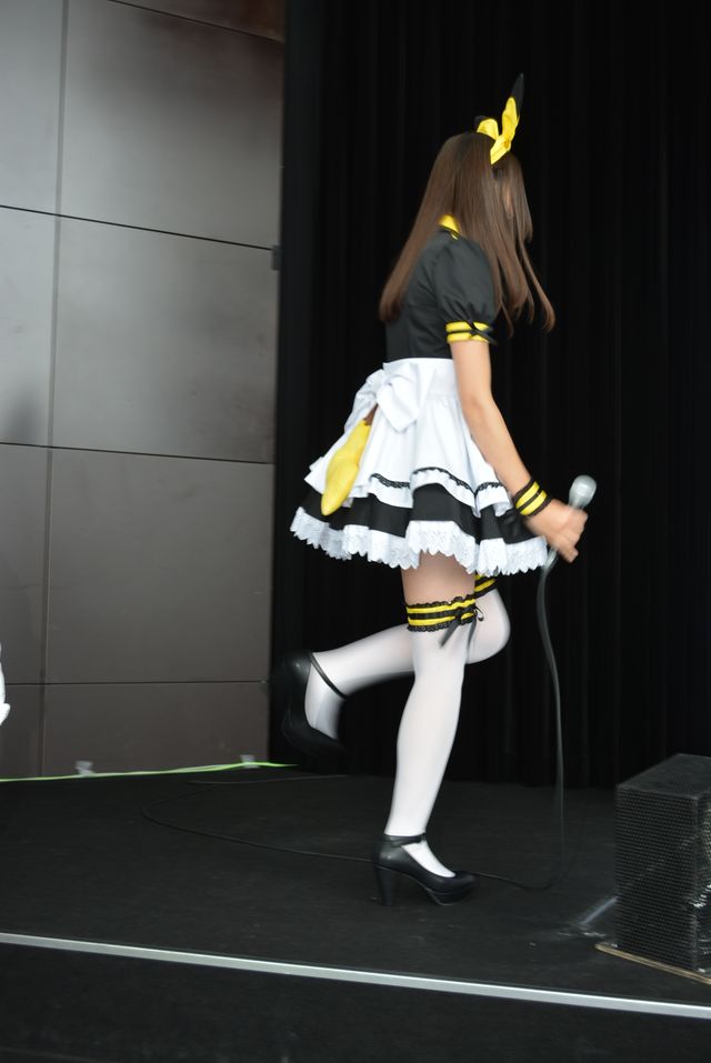 大人気「ポケモン展」にメイド衣装で登場の足立梨花、絶対領域披露も「セクシーさはないので……」と謙遜！　画像ギャラリー：フォトギャラリー