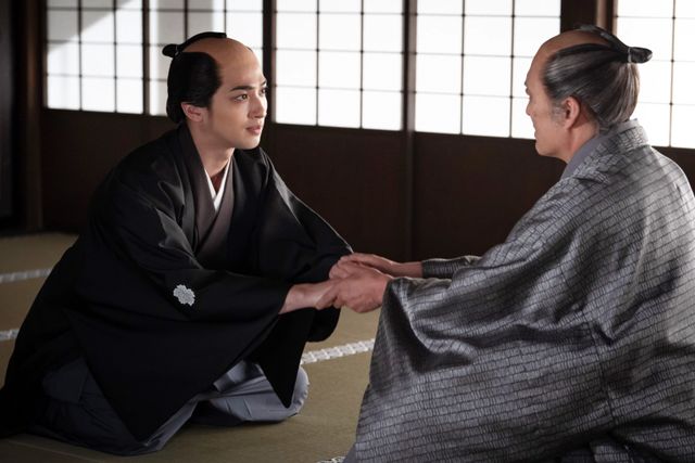 意次（渡辺謙）と蔦重（横浜流星）最後のシーン…「べらぼう」第34回場面写真（3枚目）