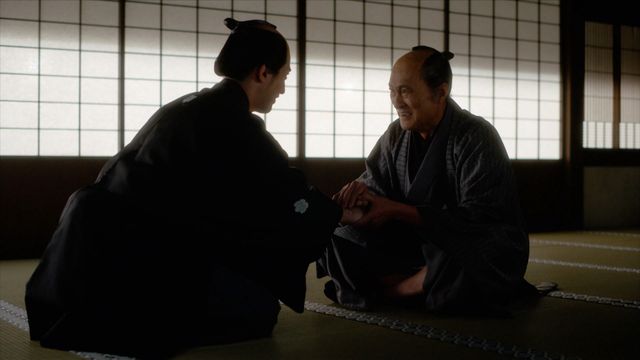意次（渡辺謙）と蔦重（横浜流星）最後のシーン…「べらぼう」第34回場面写真（6枚目）