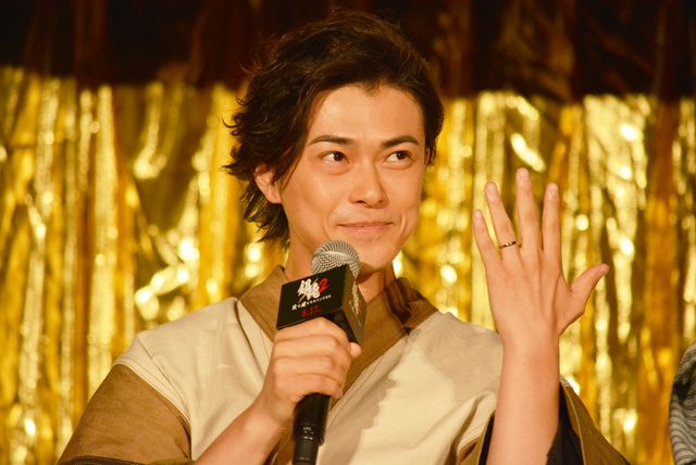 幸せいっぱい勝地涼も！出演者ずらり『銀魂2 掟は破るためにこそある』完成披露試写会（18枚目）