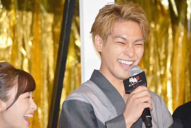 幸せいっぱい勝地涼も！出演者ずらり『銀魂2 掟は破るためにこそある』完成披露試写会（25枚目）