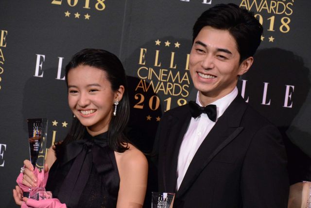 Koki,のまばゆい美貌！寺島しのぶ、東出昌大らと「エル シネマアワード2018」登壇（4枚目）