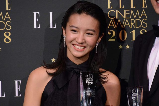 Koki,のまばゆい美貌！寺島しのぶ、東出昌大らと「エル シネマアワード2018」登壇（5枚目）