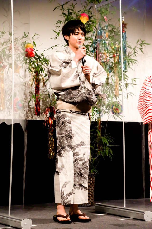 鈴鹿央士、秋田汐梨、佐藤友祐ら浴衣姿で登壇！『星空のむこうの国』七夕直前完成披露試写会（21枚目）