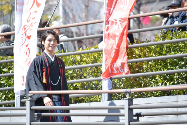 福士蒼汰、中山優馬、桐山漣、小関裕太、市川知宏、加治将樹、若山耀人が和装で集結！映画『曇天に笑う』“曇天丸”出発式＆公開記念トークイベント（5枚目）