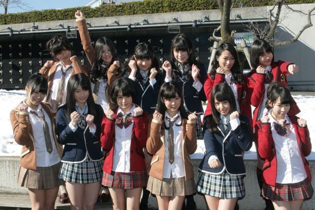 ガッツポーズ！ NMB48「てっぺんとったんで!」会見フォトギャラリー（6枚目）