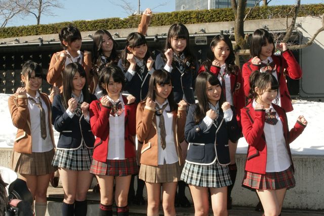 ガッツポーズ！ NMB48「てっぺんとったんで!」会見フォトギャラリー（7枚目）