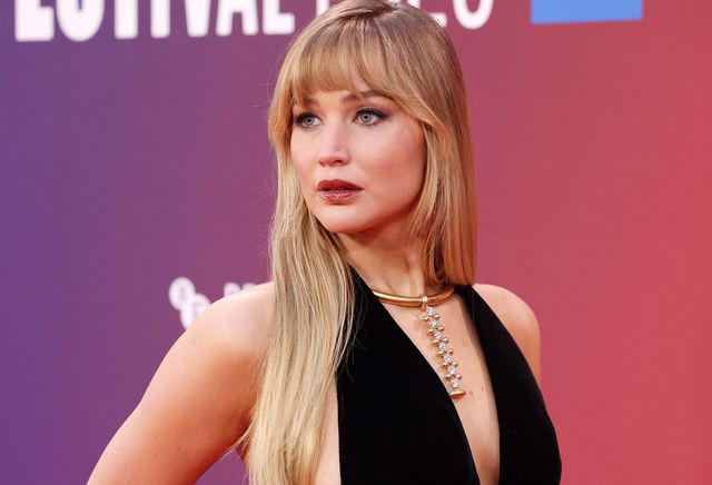 第69回ロンドン映画祭でのジェニファー・ローレンス