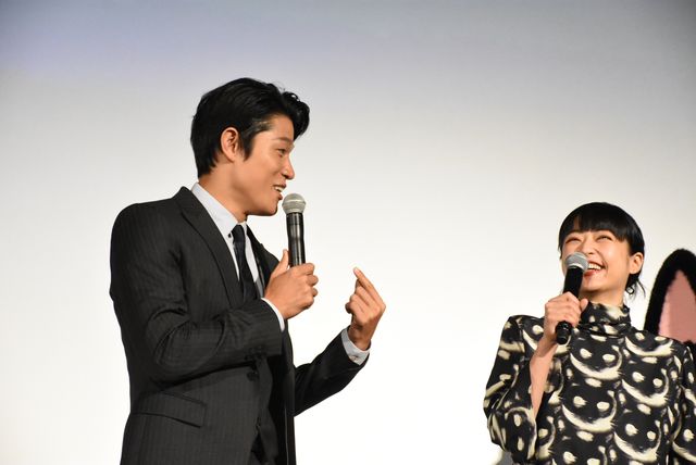 井上真央のにゃんともかわいいお洋服！『ルドルフとイッパイアッテナ』初日舞台あいさつフォトギャラリー（11枚目）