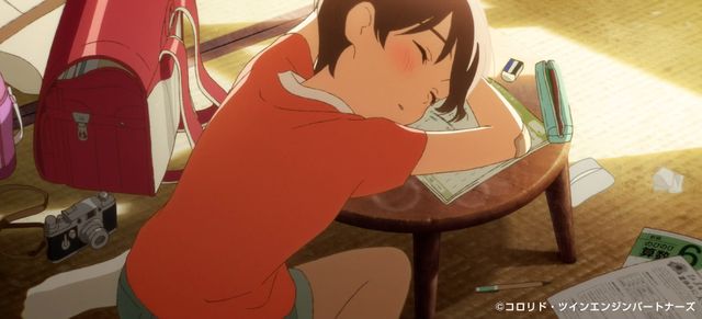『雨を告げる漂流団地』場面カット＆キービジュアル（2枚目）