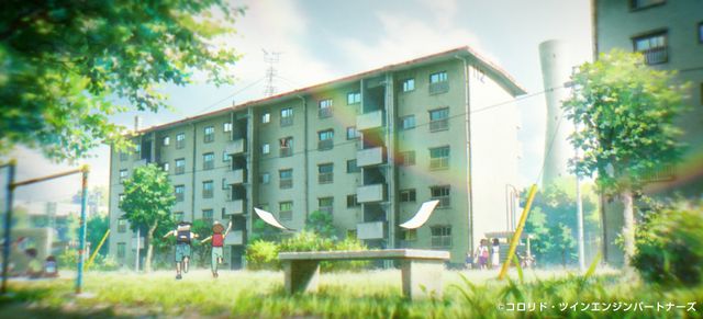 『雨を告げる漂流団地』場面カット＆キービジュアル（6枚目）