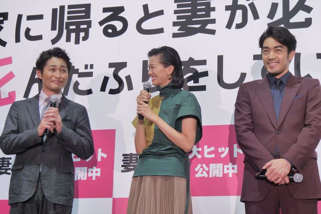 榮倉奈々、本物ワニに名前をつける！『家に帰ると妻が必ず死んだふりをしています。』公開記念舞台あいさつ（8枚目）