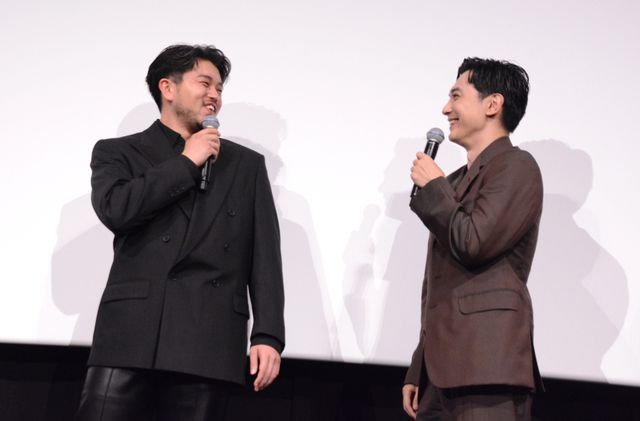 井口理（King Gnu）＆原摩利彦、映画『国宝』舞台あいさつにサプライズ登壇！（15枚目）