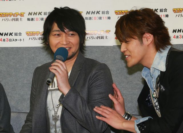 宮野真守、中村悠一、福田賢二、三宅健太が和気あいあい！ドラマ「マスケティアーズ　パリの四銃士」イベントフォトギャラリー：フォトギャラリー