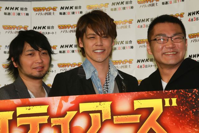 宮野真守、中村悠一、福田賢二、三宅健太が和気あいあい！ドラマ「マスケティアーズ　パリの四銃士」イベントフォトギャラリー（5枚目）