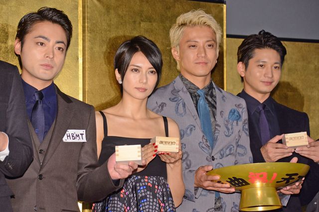 小栗旬＆山田孝之ら『信長協奏曲』初日舞台あいさつ フォトギャラリー：フォトギャラリー