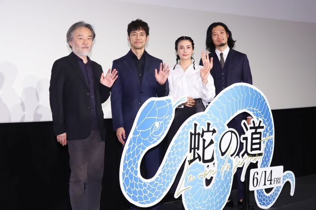 柴咲コウ×西島秀俊×青木崇高、シックな装いで登壇！黒沢清監督『蛇の道』完成披露の様子：フォトギャラリー