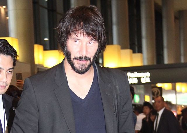 キアヌ・リーヴス、ヒゲ面で来日！フォトギャラリー：フォトギャラリー