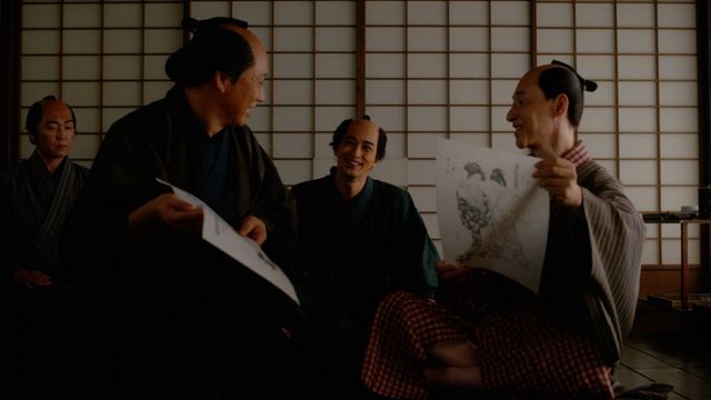 「べらぼう」で鉄拳がノーメイク！絵師・礒田湖龍斎場面写真（3枚目）