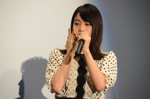 深川麻衣×山下健二郎『パンとバスと2度目のハツコイ』初日舞台あいさつ（8枚目）