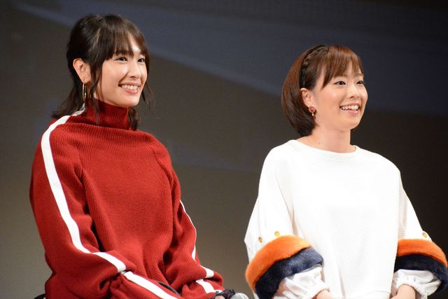 ガッキーの萌え袖かわいい…映画『ミックス。』金メダルペアとミックス！試写会：フォトギャラリー