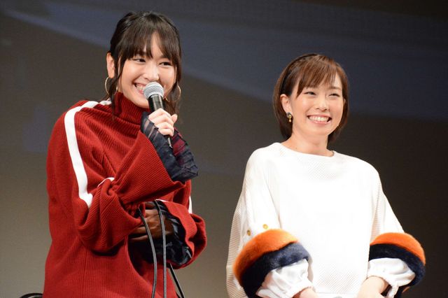 ガッキーの萌え袖かわいい…映画『ミックス。』金メダルペアとミックス！試写会（2枚目）