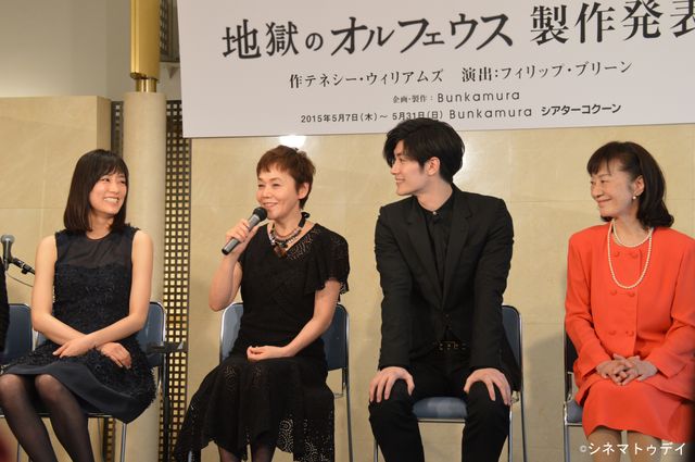 大竹しのぶ＆三浦春馬が共演！「地獄のオルフェウス」制作発表フォトギャラリー（8枚目）