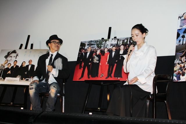 河瀬直美監督とレスリー・キーが振り返るカンヌ国際映画祭…『あん』トークイベントフォトギャラリー（3枚目）