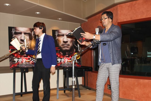 高田延彦＆小宮浩信アフレコ中！フォトギャラリー：フォトギャラリー