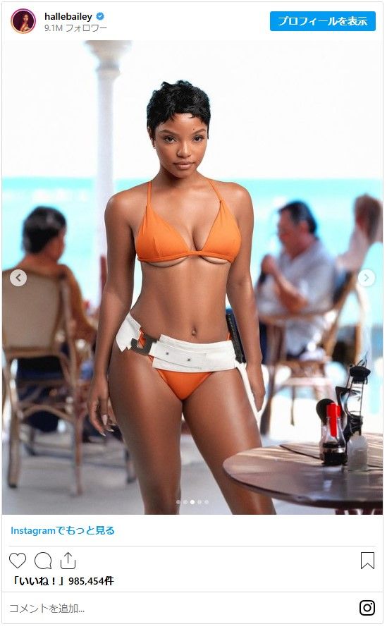 ハリー・ベイリーの2024年ハロウィンコスプレ（3枚目）