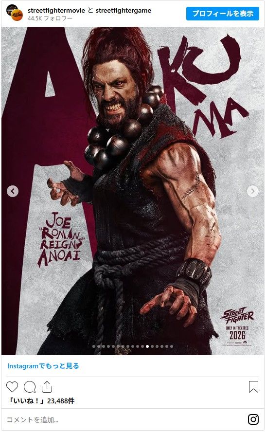 ハリウッド実写版『ストリートファイター』キャラクタービジュアル【全17枚】（12枚目）