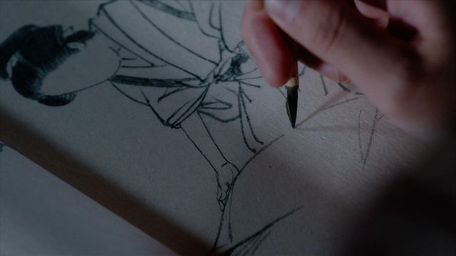 歌麿（染谷将太）がきよ（藤間爽子）と夫婦に…「べらぼう」第35回場面写真（4枚目）