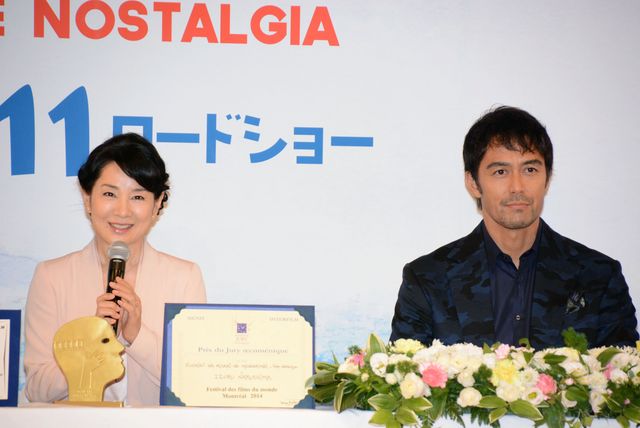 タモリから祝電あった！吉永小百合、実はナーバスだったと告白『ふしぎな岬の物語』受賞報告会見フォトギャラリー（2枚目）