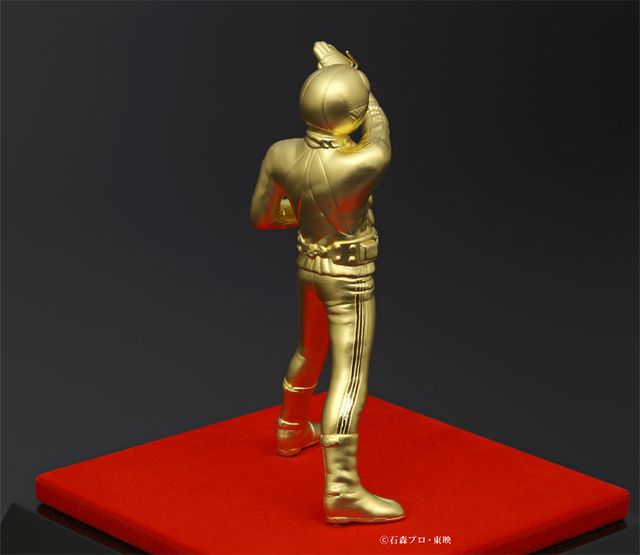1人1個限り！約84万円純金製仮面ライダー新1号の雄姿！フォトギャラリー（5枚目）