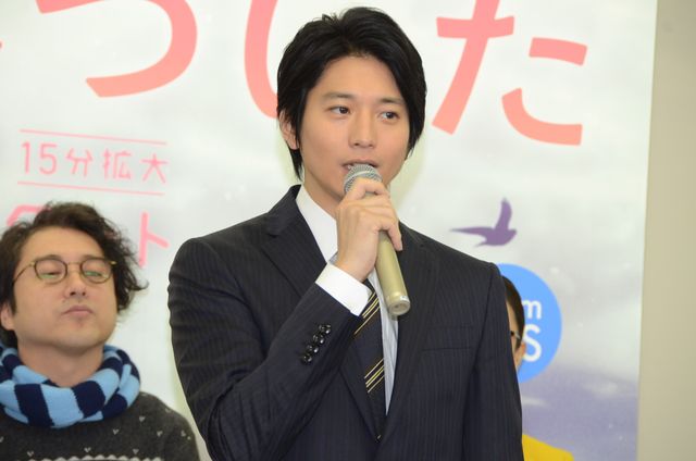 吉岡里帆の誕生日を桐谷健太＆向井理もお祝い！「きみが心に棲みついた」制作発表会見（12枚目）