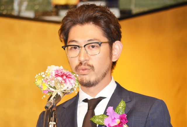 第26回橋田賞授賞式に登壇した大杉漣さんの長男・大杉隼平
