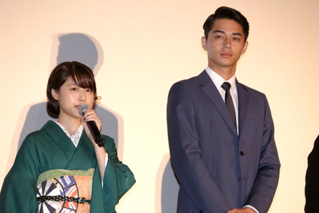 有村架純の着物姿が美しい！『関ヶ原』初日舞台あいさつ（5枚目）