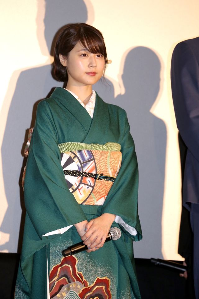 有村架純の着物姿が美しい！『関ヶ原』初日舞台あいさつ（10枚目）