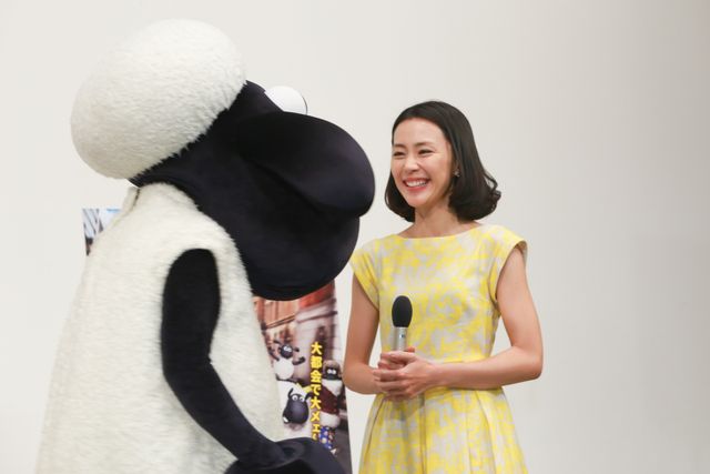 木村佳乃、ひつじのショーンとの出会いに笑顔！フォトギャラリー（5枚目）