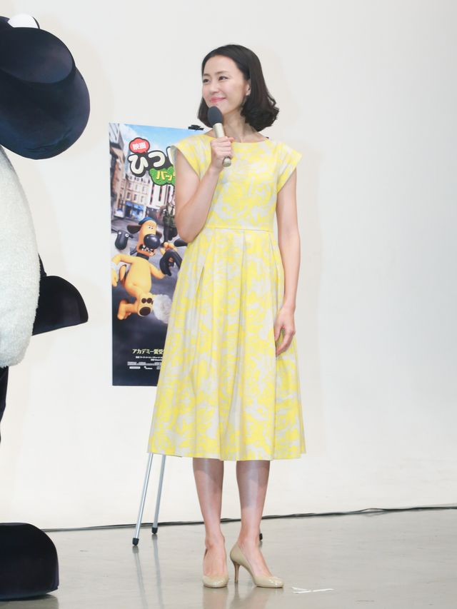 木村佳乃、ひつじのショーンとの出会いに笑顔！フォトギャラリー（8枚目）