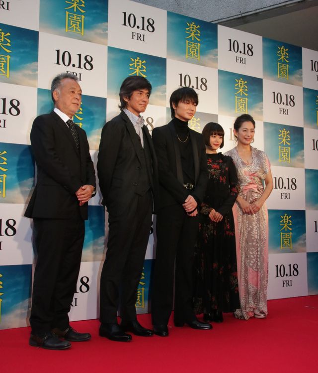 綾野剛、杉咲花、佐藤浩市ら『楽園』キャストが登場！完成披露イベント（6枚目）