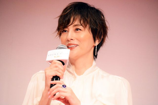映画『スペンサー　ダイアナの決意』のプレミア試写会イベントに登場した米倉涼子