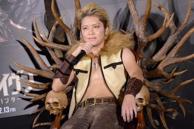 手越祐也、マーベルキャラのコスプレで「テイッ！」 映画『クレイヴン・ザ・ハンター』トークイベント（6枚目）