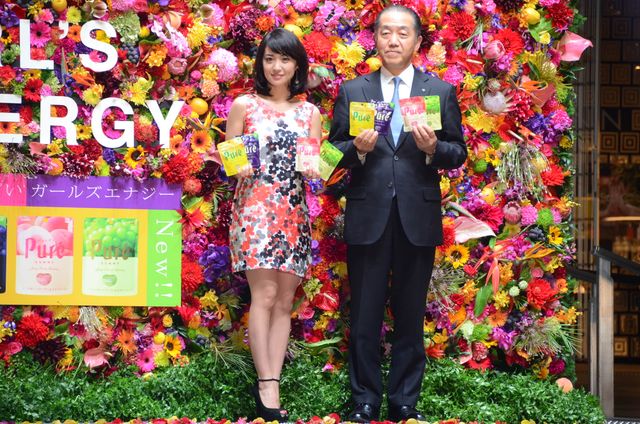 大島優子、目標は笑福亭鶴瓶！カンロ「ピュレグミ」新CM発表会（5枚目）