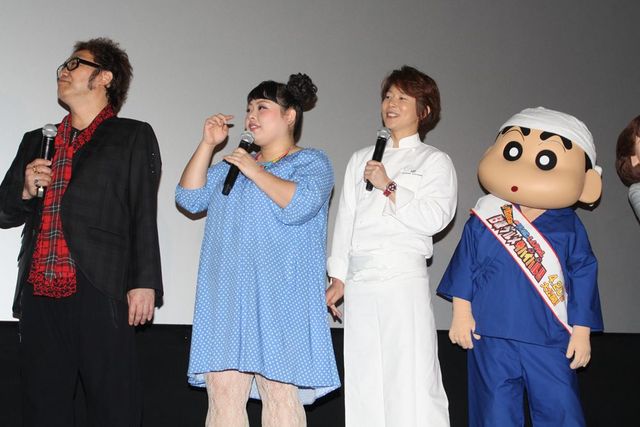 『映画クレヨンしんちゃん バカうまっ! B級グルメサバイバル!!』初日舞台あいさつフォトギャラリー（11枚目）