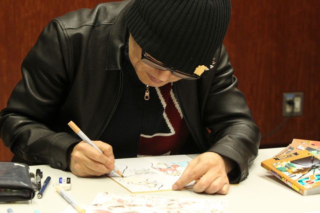 名探偵コナン×ちはやふるコラボイラスト製作中の様子フォトギャラリー（8枚目）