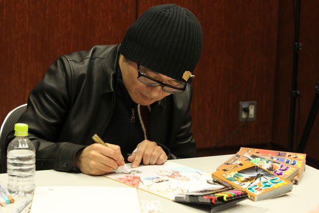 名探偵コナン×ちはやふるコラボイラスト製作中の様子フォトギャラリー（12枚目）