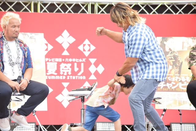棚橋弘至が悪役覆面レスラー＆寺田心が息子役！『パパはわるものチャンピオン』イベント（9枚目）